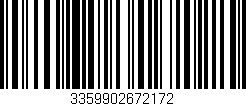 Código de barras (EAN, GTIN, SKU, ISBN): '3359902672172'