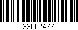 Código de barras (EAN, GTIN, SKU, ISBN): '33602477'
