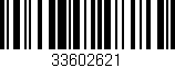 Código de barras (EAN, GTIN, SKU, ISBN): '33602621'