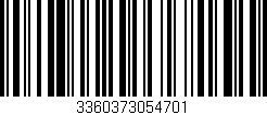 Código de barras (EAN, GTIN, SKU, ISBN): '3360373054701'