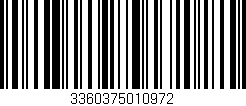 Código de barras (EAN, GTIN, SKU, ISBN): '3360375010972'
