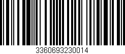 Código de barras (EAN, GTIN, SKU, ISBN): '3360693230014'