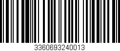 Código de barras (EAN, GTIN, SKU, ISBN): '3360693240013'