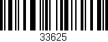 Código de barras (EAN, GTIN, SKU, ISBN): '33625'