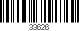 Código de barras (EAN, GTIN, SKU, ISBN): '33626'