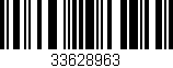 Código de barras (EAN, GTIN, SKU, ISBN): '33628963'