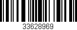 Código de barras (EAN, GTIN, SKU, ISBN): '33628969'