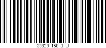 Código de barras (EAN, GTIN, SKU, ISBN): '33628_158_0_U'