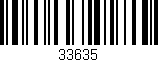 Código de barras (EAN, GTIN, SKU, ISBN): '33635'