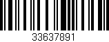 Código de barras (EAN, GTIN, SKU, ISBN): '33637891'