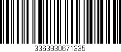 Código de barras (EAN, GTIN, SKU, ISBN): '3363930671335'