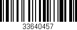 Código de barras (EAN, GTIN, SKU, ISBN): '33640457'