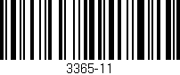 Código de barras (EAN, GTIN, SKU, ISBN): '3365-11'