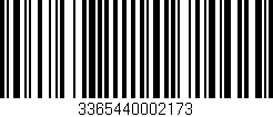 Código de barras (EAN, GTIN, SKU, ISBN): '3365440002173'