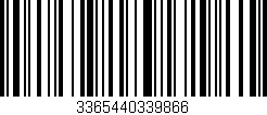 Código de barras (EAN, GTIN, SKU, ISBN): '3365440339866'
