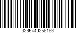 Código de barras (EAN, GTIN, SKU, ISBN): '3365440358188'
