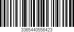Código de barras (EAN, GTIN, SKU, ISBN): '3365440556423'