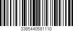 Código de barras (EAN, GTIN, SKU, ISBN): '3365440591110'