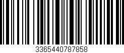Código de barras (EAN, GTIN, SKU, ISBN): '3365440787858'