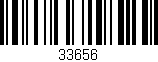 Código de barras (EAN, GTIN, SKU, ISBN): '33656'
