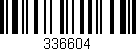 Código de barras (EAN, GTIN, SKU, ISBN): '336604'