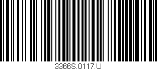Código de barras (EAN, GTIN, SKU, ISBN): '3366S.0117.U'