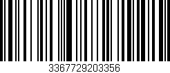 Código de barras (EAN, GTIN, SKU, ISBN): '3367729203356'
