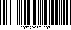 Código de barras (EAN, GTIN, SKU, ISBN): '3367729571097'