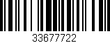 Código de barras (EAN, GTIN, SKU, ISBN): '33677722'