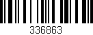 Código de barras (EAN, GTIN, SKU, ISBN): '336863'
