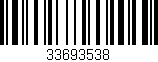 Código de barras (EAN, GTIN, SKU, ISBN): '33693538'
