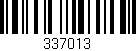 Código de barras (EAN, GTIN, SKU, ISBN): '337013'