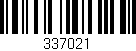 Código de barras (EAN, GTIN, SKU, ISBN): '337021'