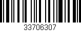 Código de barras (EAN, GTIN, SKU, ISBN): '33706307'