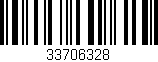 Código de barras (EAN, GTIN, SKU, ISBN): '33706328'