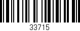 Código de barras (EAN, GTIN, SKU, ISBN): '33715'