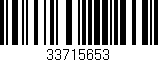 Código de barras (EAN, GTIN, SKU, ISBN): '33715653'