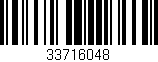Código de barras (EAN, GTIN, SKU, ISBN): '33716048'