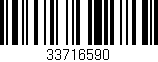 Código de barras (EAN, GTIN, SKU, ISBN): '33716590'