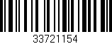 Código de barras (EAN, GTIN, SKU, ISBN): '33721154'
