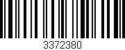Código de barras (EAN, GTIN, SKU, ISBN): '3372380'