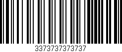 Código de barras (EAN, GTIN, SKU, ISBN): '3373737373737'