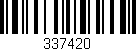 Código de barras (EAN, GTIN, SKU, ISBN): '337420'