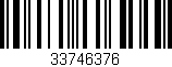 Código de barras (EAN, GTIN, SKU, ISBN): '33746376'