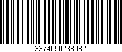 Código de barras (EAN, GTIN, SKU, ISBN): '3374650238982'