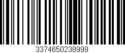 Código de barras (EAN, GTIN, SKU, ISBN): '3374650238999'