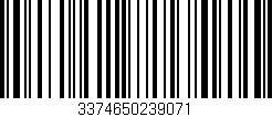 Código de barras (EAN, GTIN, SKU, ISBN): '3374650239071'