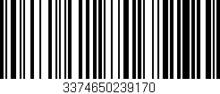 Código de barras (EAN, GTIN, SKU, ISBN): '3374650239170'