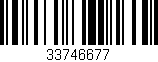 Código de barras (EAN, GTIN, SKU, ISBN): '33746677'