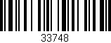 Código de barras (EAN, GTIN, SKU, ISBN): '33748'